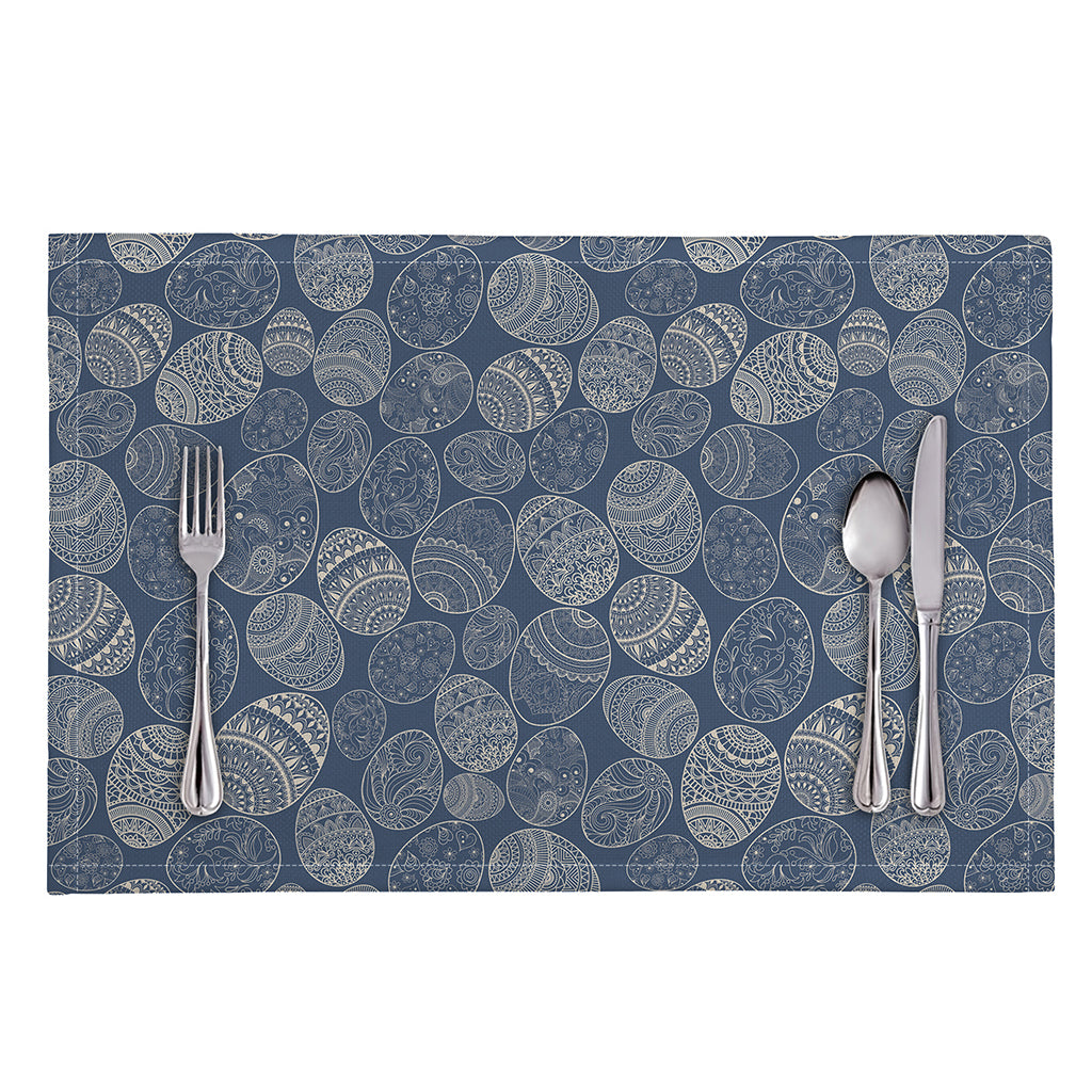 Bohemian Easter Eggs Pattern Print Placemat