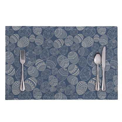 Bohemian Easter Eggs Pattern Print Placemat
