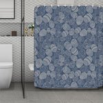 Bohemian Easter Eggs Pattern Print Polyester Shower Curtain
