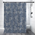 Bohemian Easter Eggs Pattern Print Premium Shower Curtain