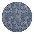 Bohemian Easter Eggs Pattern Print Round Blanket