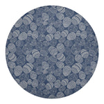 Bohemian Easter Eggs Pattern Print Round Blanket