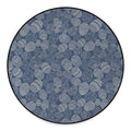 Bohemian Easter Eggs Pattern Print Round Floor Mat