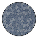 Bohemian Easter Eggs Pattern Print Round Floor Mat