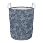 Bohemian Easter Eggs Pattern Print Round Laundry Basket