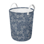 Bohemian Easter Eggs Pattern Print Round Laundry Basket