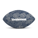 Bohemian Easter Eggs Pattern Print Rugby Ball