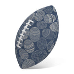 Bohemian Easter Eggs Pattern Print Rugby Ball