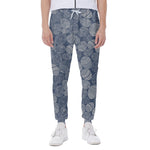 Bohemian Easter Eggs Pattern Print Scuba Joggers