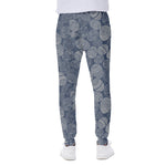Bohemian Easter Eggs Pattern Print Scuba Joggers