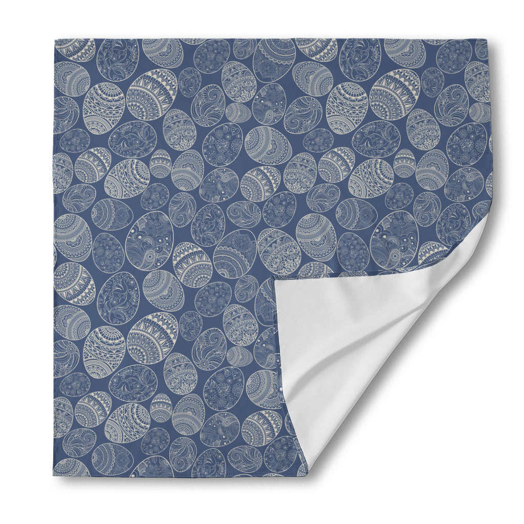 Bohemian Easter Eggs Pattern Print Silk Bandana
