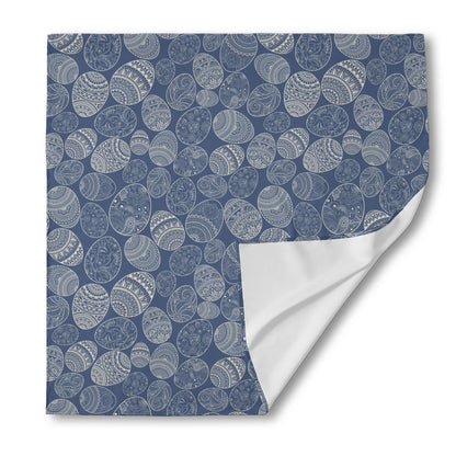 Bohemian Easter Eggs Pattern Print Silk Bandana