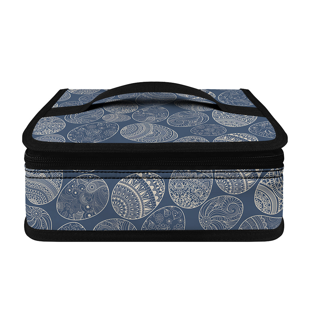 Bohemian Easter Eggs Pattern Print Small Lunch Bag