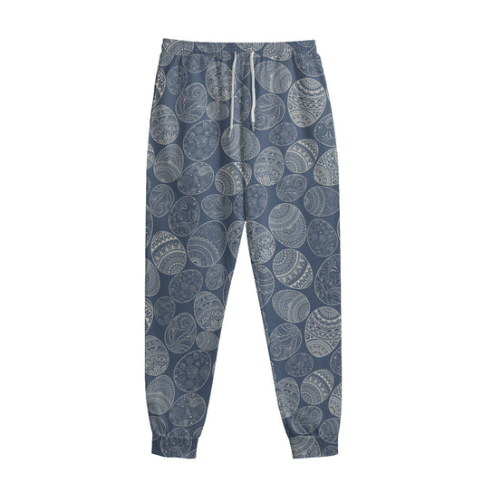 Bohemian Easter Eggs Pattern Print Sweatpants