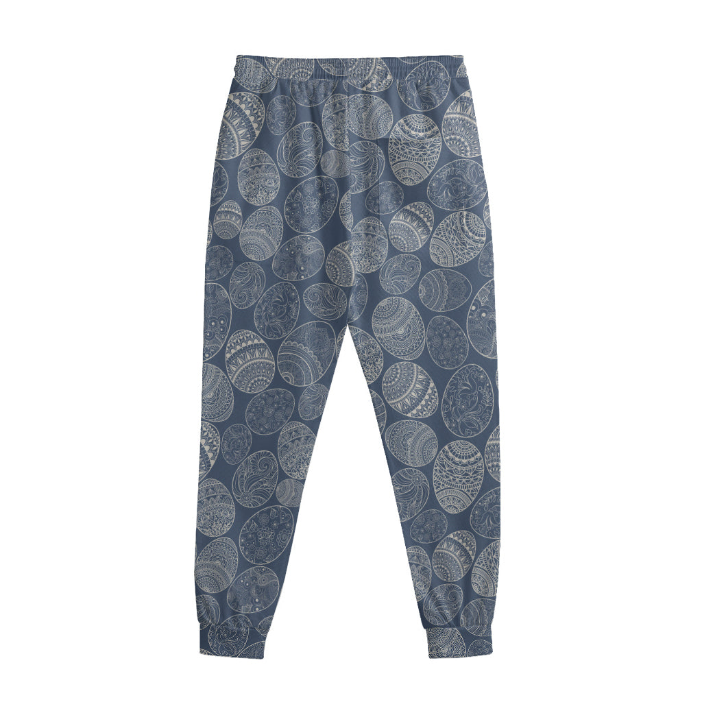 Bohemian Easter Eggs Pattern Print Sweatpants