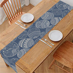 Bohemian Easter Eggs Pattern Print Table Runner