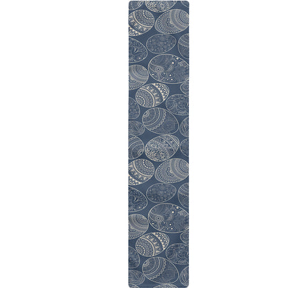 Bohemian Easter Eggs Pattern Print Table Runner
