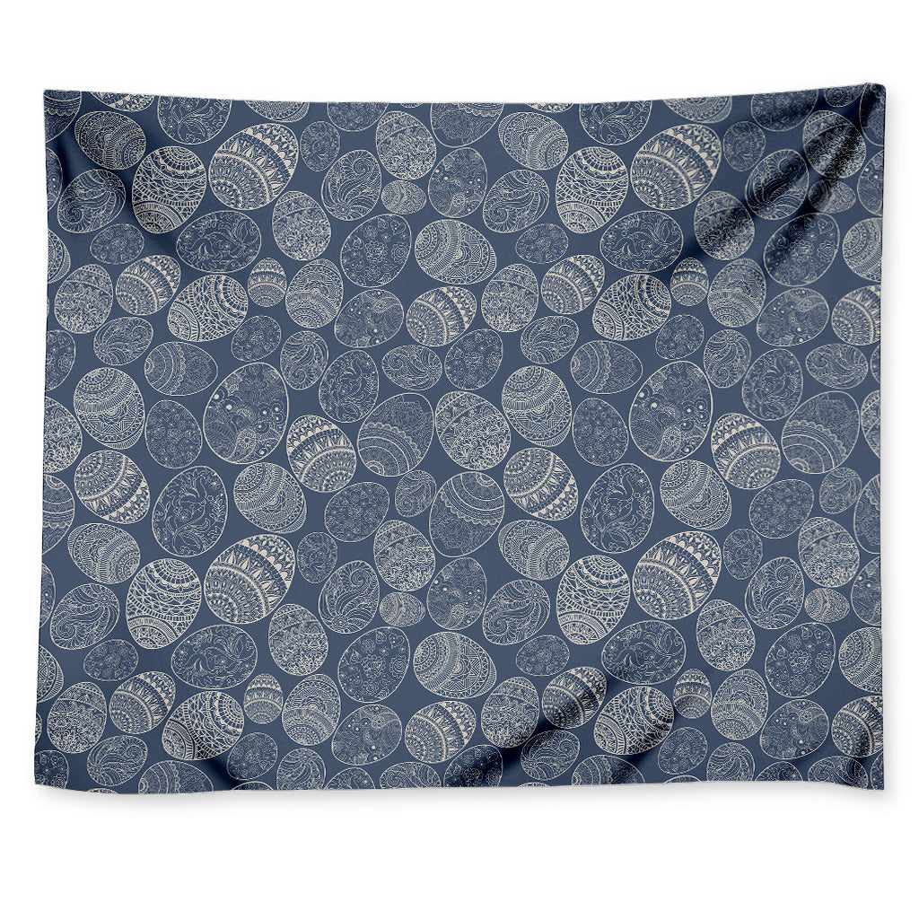 Bohemian Easter Eggs Pattern Print Tapestry