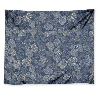 Bohemian Easter Eggs Pattern Print Tapestry