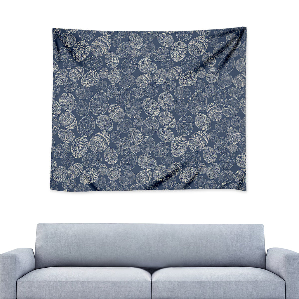 Bohemian Easter Eggs Pattern Print Tapestry