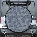 Bohemian Easter Eggs Pattern Print Tire Cover