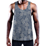 Bohemian Easter Eggs Pattern Print Training Tank Top