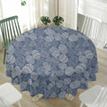 Bohemian Easter Eggs Pattern Print Waterproof Round Tablecloth