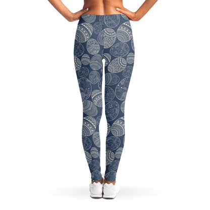 Bohemian Easter Eggs Pattern Print Women's Leggings