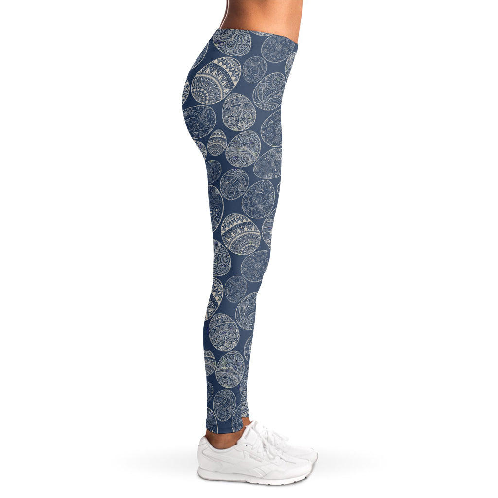 Bohemian Easter Eggs Pattern Print Women's Leggings