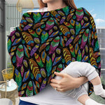 Bohemian Feather Pattern Print Baby Seat Cover