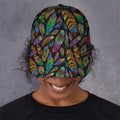 Bohemian Feather Pattern Print Baseball Cap