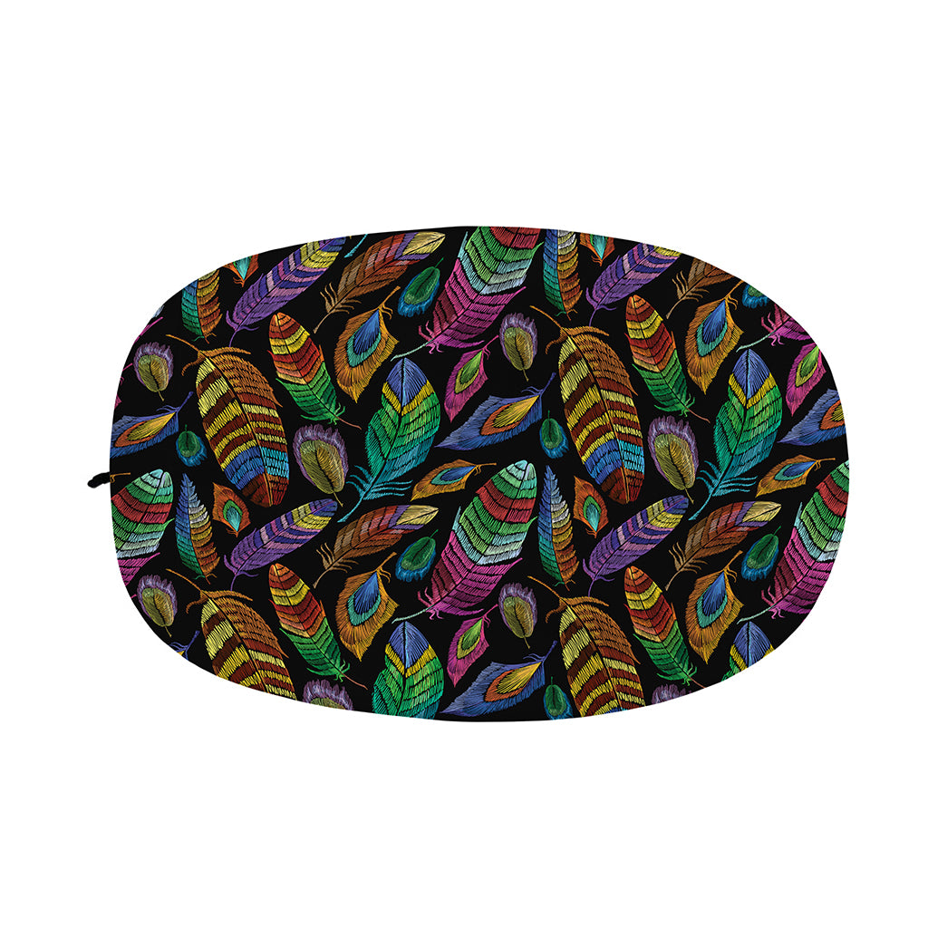 Bohemian Feather Pattern Print Car Side Mirror Covers