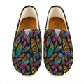 Bohemian Feather Pattern Print Casual Shoes