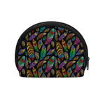Bohemian Feather Pattern Print Coin Purse