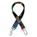 Bohemian Feather Pattern Print Dog Seat Belt