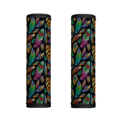 Bohemian Feather Pattern Print Handle Covers