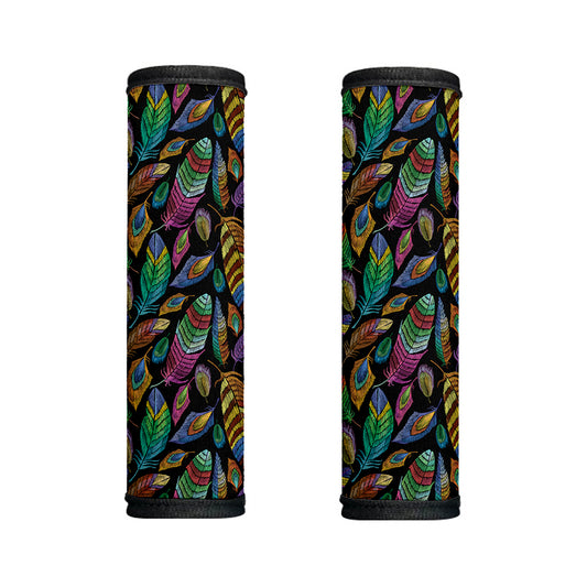 Bohemian Feather Pattern Print Handle Covers