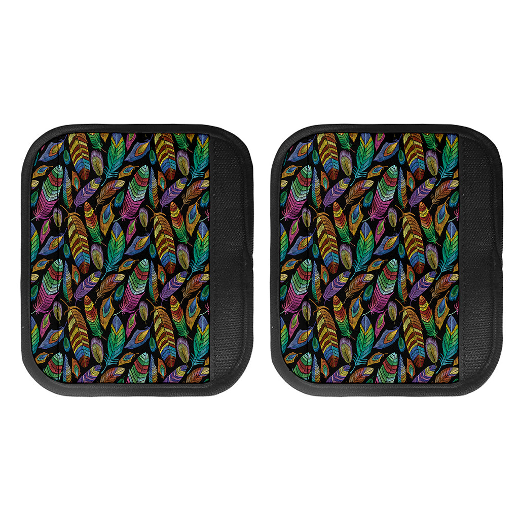 Bohemian Feather Pattern Print Handle Covers