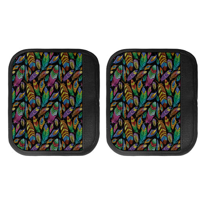 Bohemian Feather Pattern Print Handle Covers
