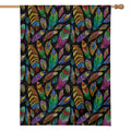 Bohemian Feather Pattern Print House Flag