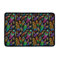 Bohemian Feather Pattern Print Kitchen Mat