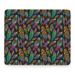 Bohemian Feather Pattern Print Mouse Pad