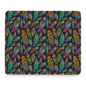 Bohemian Feather Pattern Print Mouse Pad