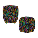 Bohemian Feather Pattern Print Office Chair Cover
