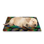Bohemian Feather Pattern Print Pet Cooling Mat Cover