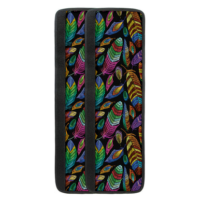 Bohemian Feather Pattern Print Refrigerator Handle Covers