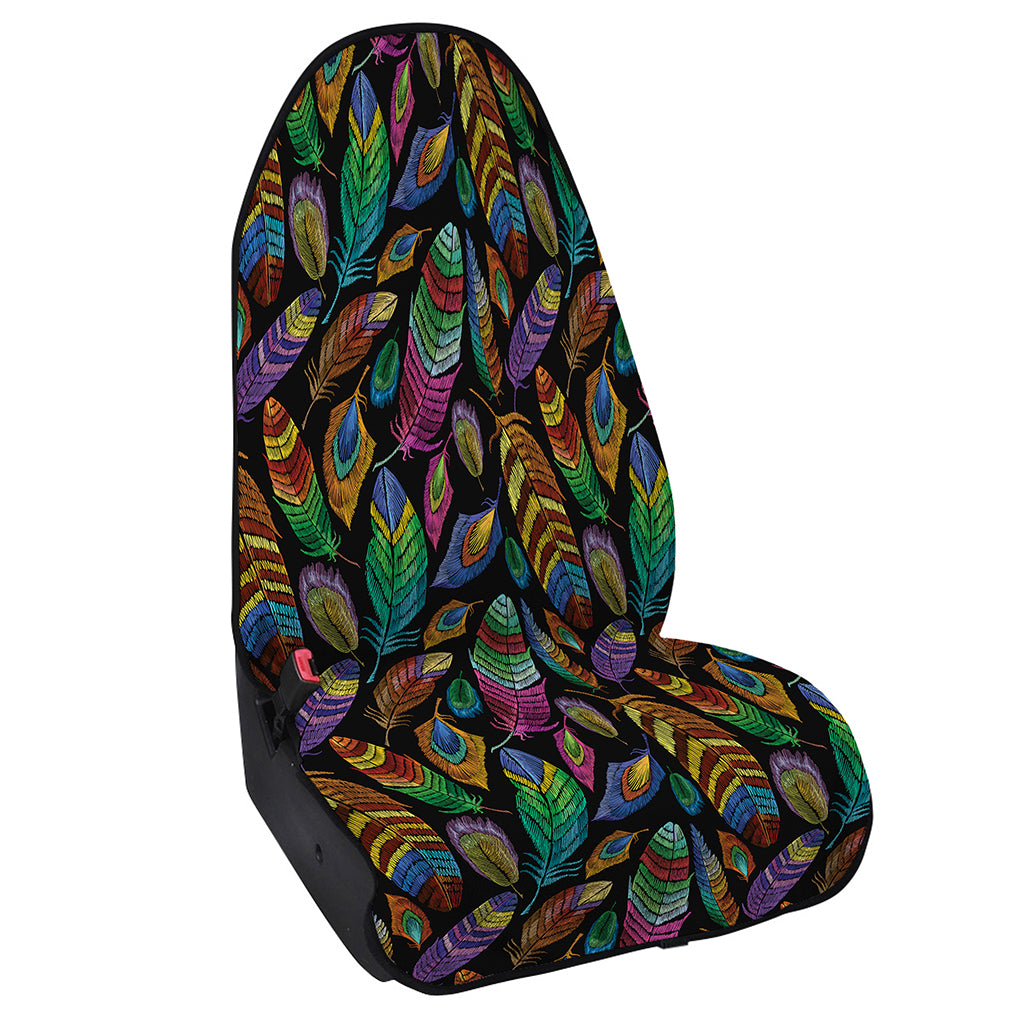 Bohemian Feather Pattern Print Waterproof Car Seat Cover