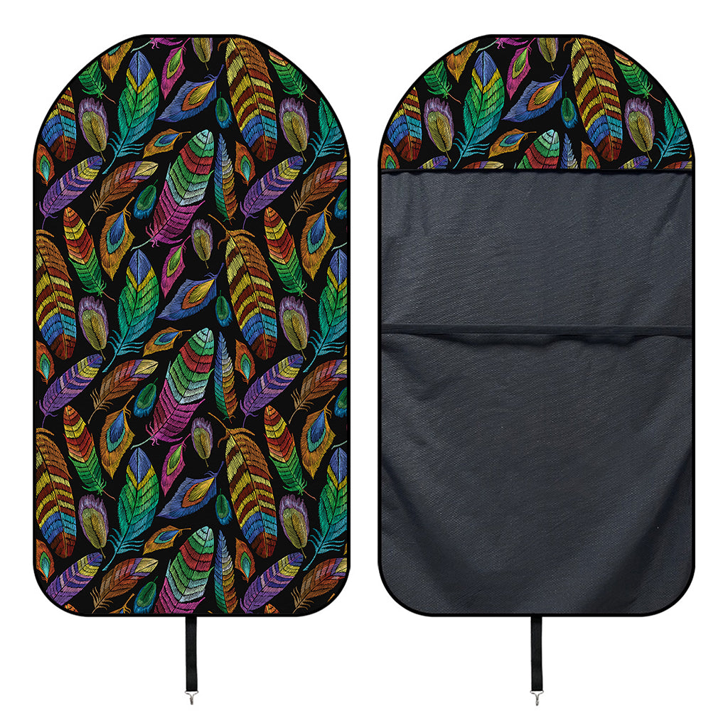 Bohemian Feather Pattern Print Waterproof Car Seat Cover