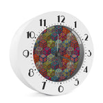 Bohemian Indian Box Pattern Print Alarm Clock