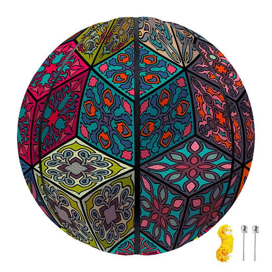 Bohemian Indian Box Pattern Print Basketball